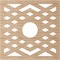 Ekena Millwork Chevron Wood Fretwork Pierced Ceiling Medallion, Alder, 32"OD x 8 1/4"ID x 1/4"T CMWP32X32X0250CHAL - alternate 3